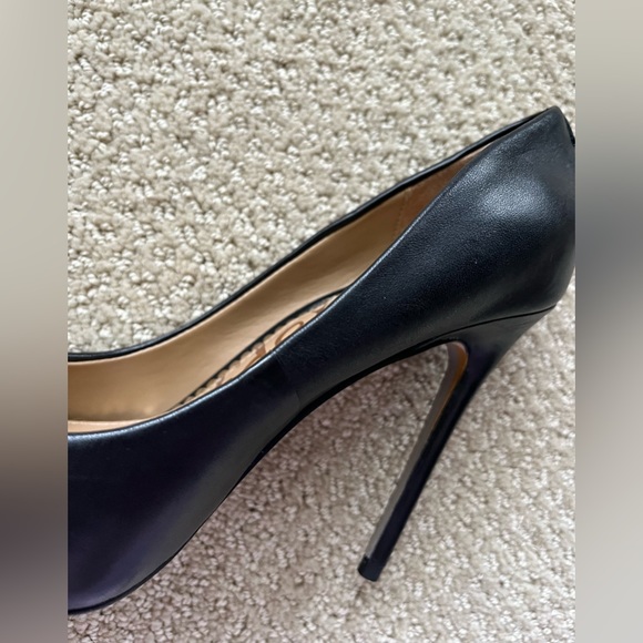 Sam Edelman Danna Pointed Toe Black Heels Size 7.5 - Picture 8 of 12